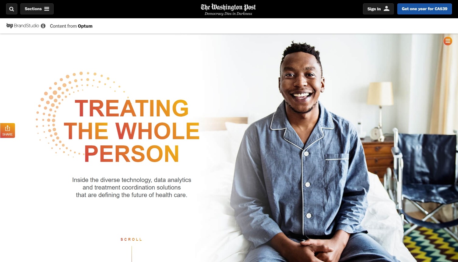 The Washnigton Post and Optum - Treating the whole person