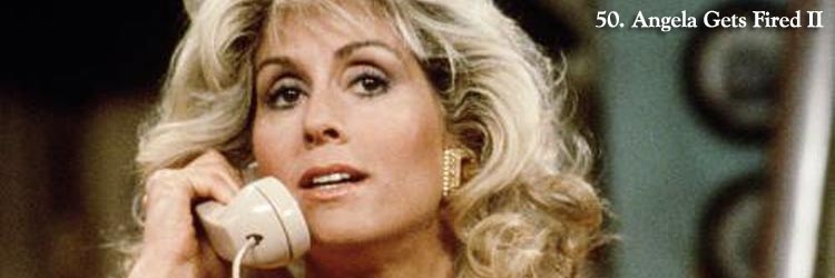 Judith Light (Angela Bower) receives a call from her boss that she's been fired