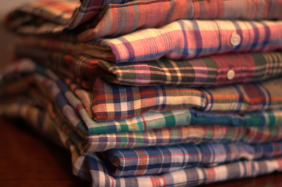 Plaid shirts