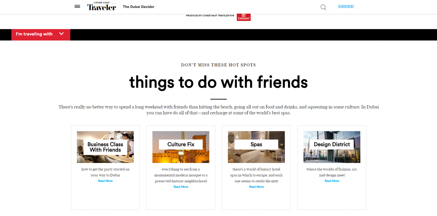 emirates branded content
