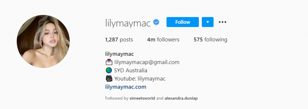 Lily rodriguez instagram